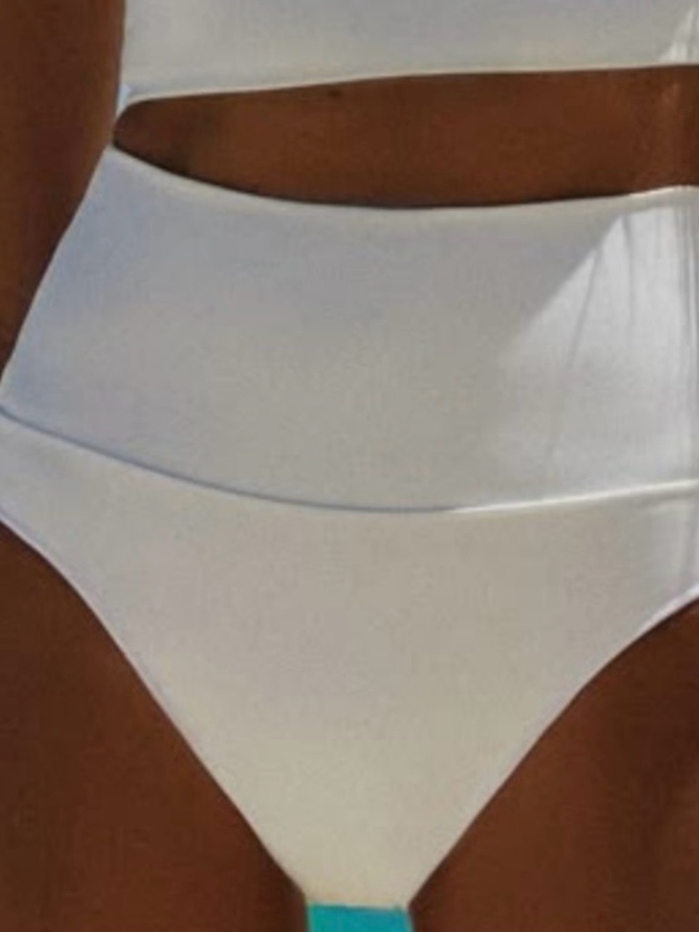 REVOLVE White High-Waist Bikini Bottom